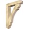 Ekena Millwork Olympic Arts and Crafts Rough Sawn Bracket w/ Offset Brace, Douglas Fir, 6"W x 28"D x 36"H BKT0604X28X36OLY03RDF - alternate 1